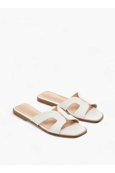 Flora Bella by Shoexpress Flora Bella Textured Slip-On Sandals