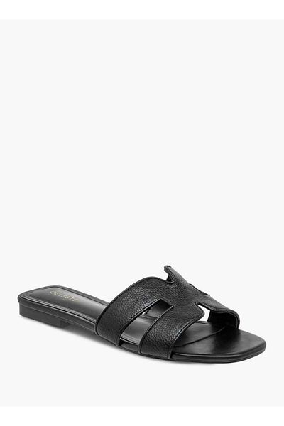 Celeste Women's Textured Slide Sandals with Slip-On Closure