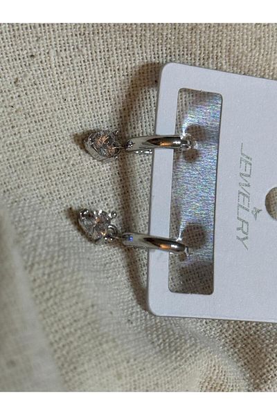 Deha Design Heart Stone Zircon Earrings