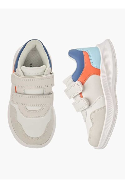 Barefeet Colourblock Sneakers with Hook and Loop Closure