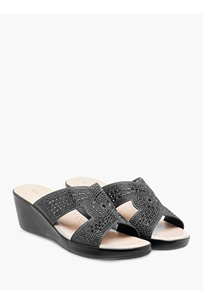 Le Confort Embellished Slip-On with Wedge Heels