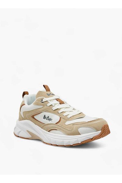 Lee Cooper حذاء رياضي رجالي برباط ومطبوع عليه شعار