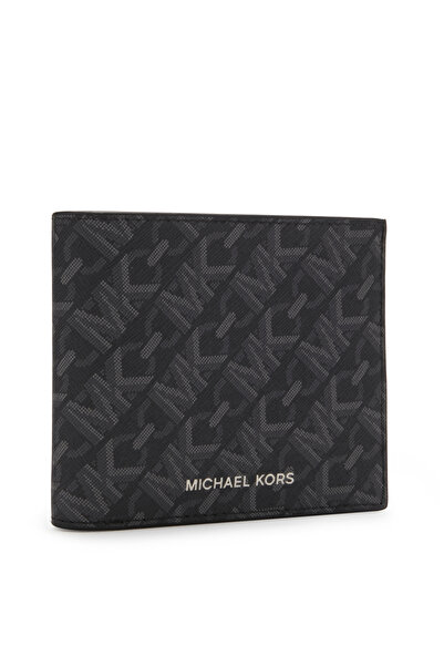 Michael Kors Hudson herren Brieftasche Schwarz 39H3LHDF1O-001