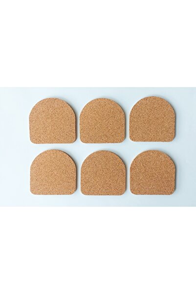 Lilys 9Cmx9Cm Cork Coasters - Thickness 0.5cm 6 Pieces