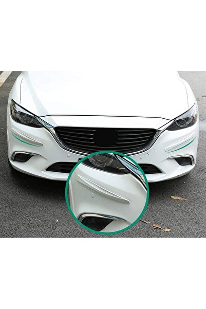 Modifiyum Beyaz Karbon Esnek Tampon Koruma Bandı Tampon Koruyucu Şerit Yumuşak Bant 2'li Paket