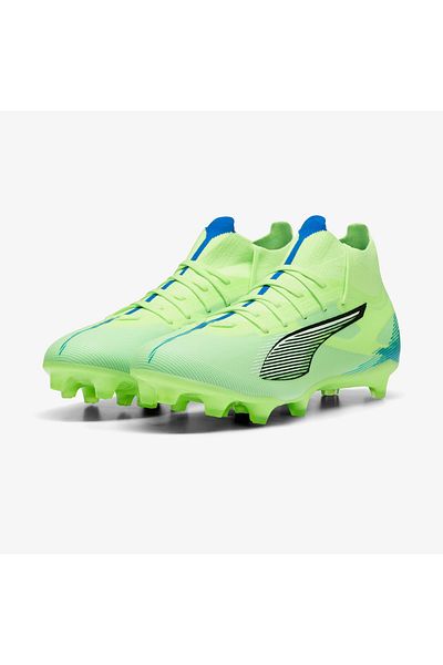 Puma Ultra 5 Match Fg Men's Yellow High Top Turf Football Shoes