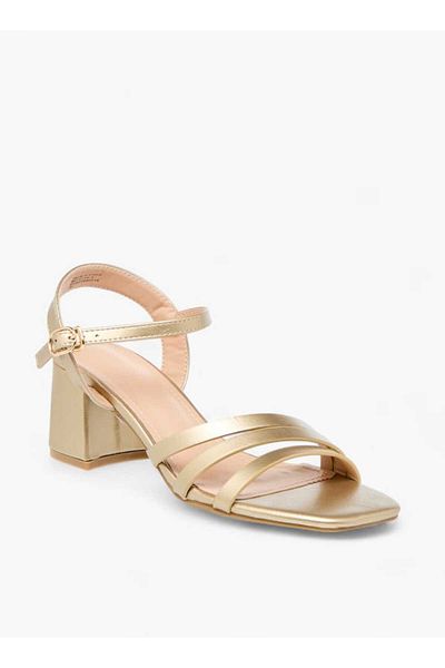 Celeste Women's Block Heel Sandals with Buckle Closure