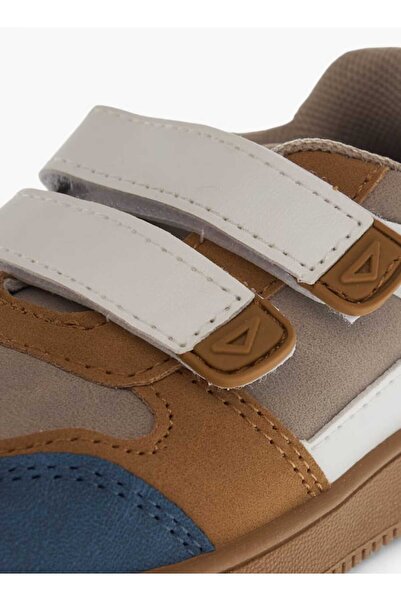 LBL by Shoexpress LBL by Shoexpress Panelled Sneakers with Hook and Loop Closure