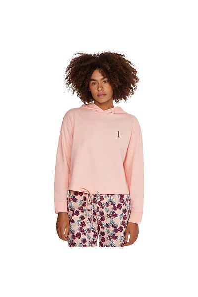 Calvin Klein Kapuce Calvin Klein One Lounge Dlouhý rukáv, Růžová, Dámské
