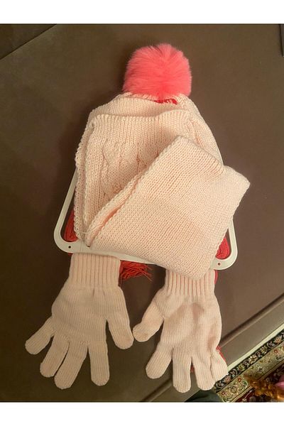 Kitti Girl Rabbit Ears Gloves Suit 4-8 Years