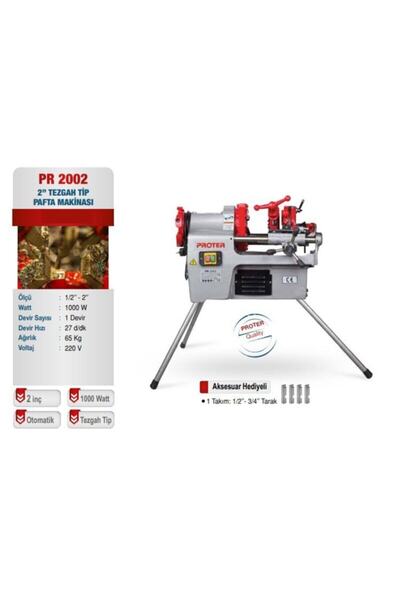 Proter Tezgah Tip Pafta Makinası Pr 2002 2"
