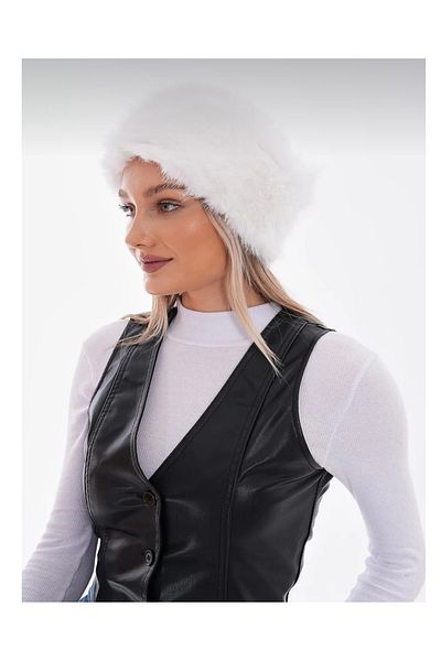 AYGÜN Luxury Women's Winter Plush Bandana-Buckle-Neckle-Hat-Bere