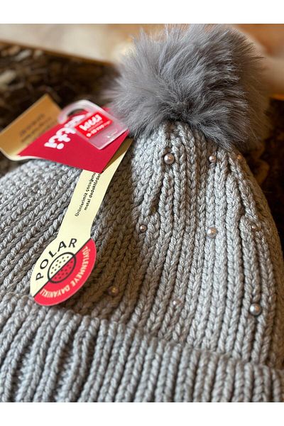 Kitti Ki̇tti̇ 9-15 Years Old Girl's Beret with Beaded Pompom