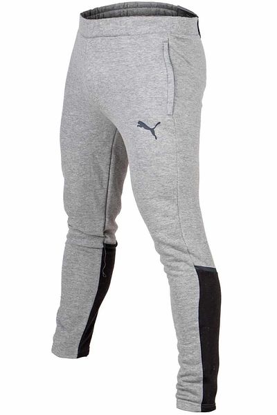 Puma Ανδρικά βαμβακερά παντελόνια Ανδρικά παπούτσια φούτερ 657988 -13 Γκρι-μαύρο