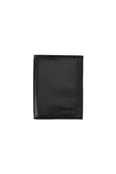 Desa Ανδρική δερμάτινη θήκη για κάρτες Vesper Black