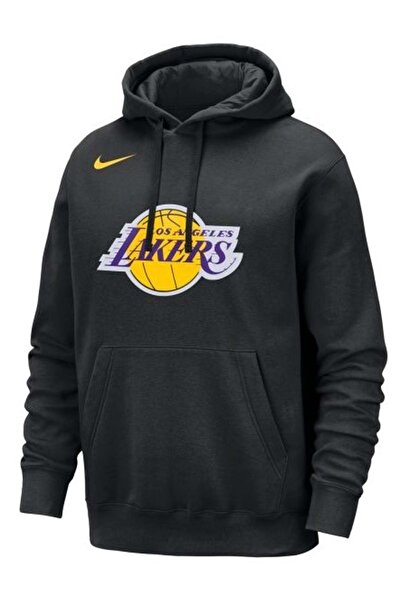 Nike Los Angeles Lakers NBA Erkek Basketbol Sweatshirt DX9997 Erkek Kapüşonlu...