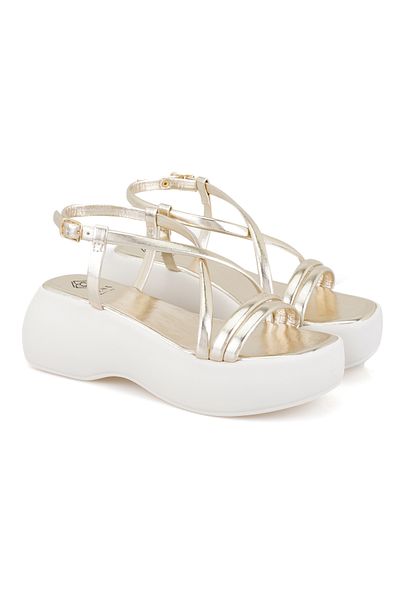 Desa Women's Gold Filled Sole Sandals