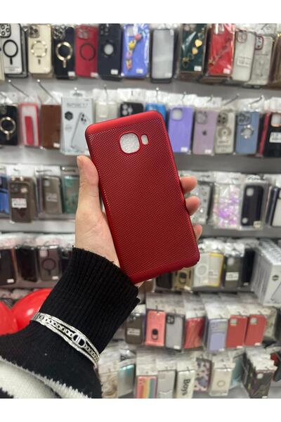 TECNOTREND Galaxy C5 Uyumlu Delikli Sert Silikon Kılıf