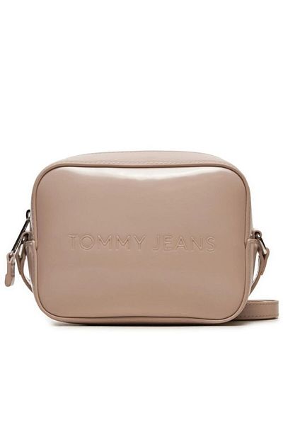 Tommy Hilfiger Gray Tone Women's Shoulder Bag with Logo Detail - Aw0Aw16805-Pj5