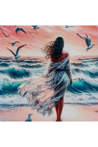 MENTAŞ Elmas Boyama Boncuklu Goblen Mozaik Puzzle Kristal Taşlı Pano 30x30 kit