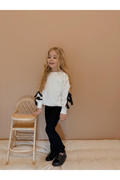 YİGİT BUTİK Yigit Boutique Spanish Leg Girl's Bottom Top Set