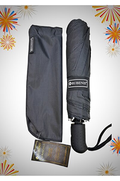 Rubenis Elite 10 Telli 3 Kırmalı Otomatik Açılır Yağmur Şemsiyesi