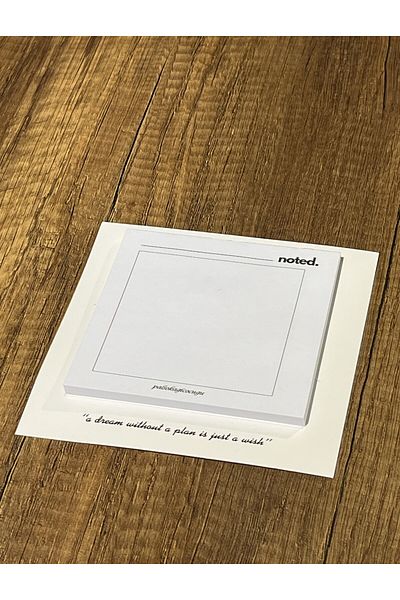 Alp in Alpes Noted Memo Pad - Minimalist Memo Pad
