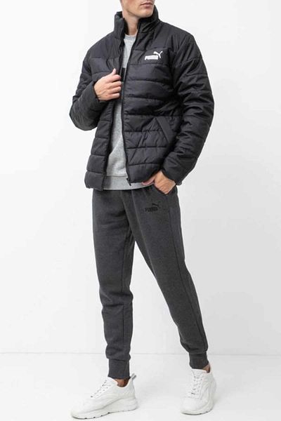 Puma Ess Padded Jacket Unisex Παλτό 849349 -01 Μαύρο