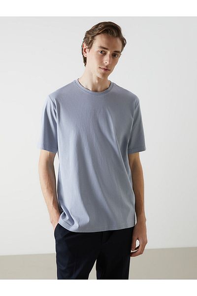 LC Waikiki Ανδρικό T-Shirt LCW Crew Neck χτενισμένο βαμβακερό