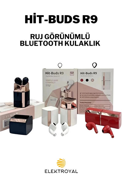 howear Hit-Buds Pro R9 Ruj Görünümlü Bluetooth Kulaklık