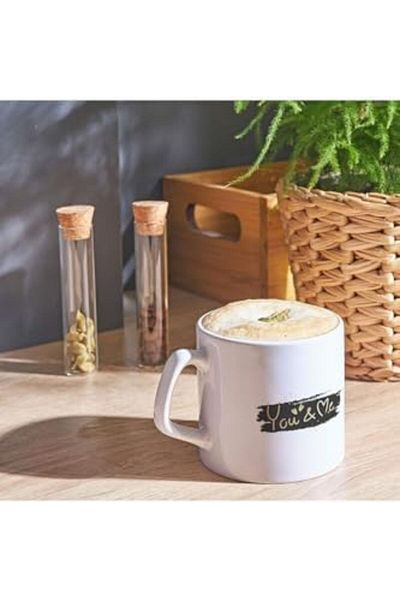 STOREMAX Ntwork Special for Lover You & Me Printed Coffee Cup Art 1087243