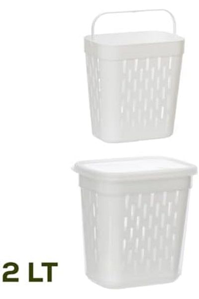 STOREMAX Bystoreby 1045 Pickle Holder Olive Holder Multi-Purpose Rectangular Storage Container - 2 Lt Transparent