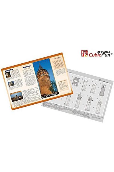 STOREMAX Jvnnastore 3D 17 Piece Puzzle Galata Tower Trendyfr 646268