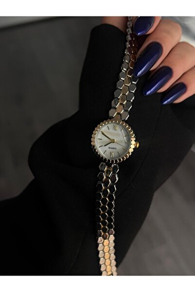 İnogge Kios Honey Honeycomb Pattern Women's Round Wrist Watch