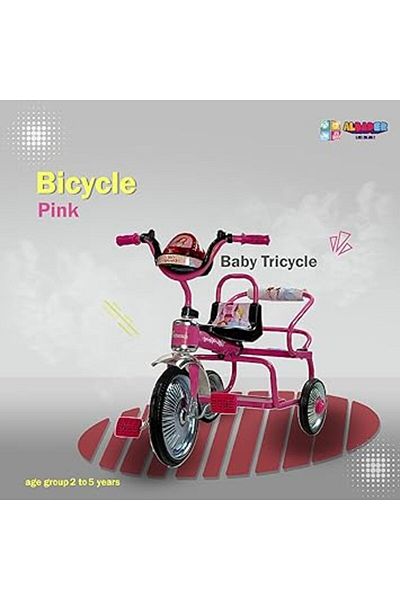 ALBADER Tricycle for Kids With 2 Seats, Toddler Bike for 2-8 Years, Kids Tricycles Kids Balance Bike