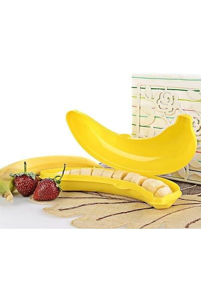 STOREMAX Mhmtshp Banana-Shaped Storage Putting Container for Kids - for School Picnics