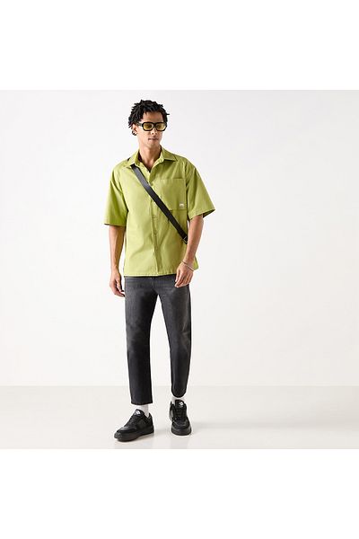 ECKO Relaxed Fit Shirt With Pocket And Short Sleeves