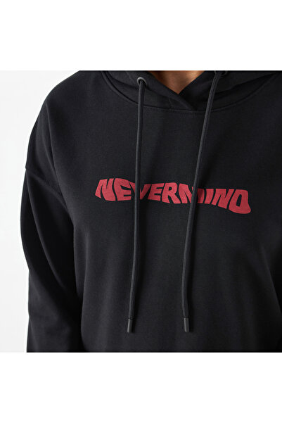 SP Characters Nirvana Print Hooded Sweatshirt With Long Sleeves