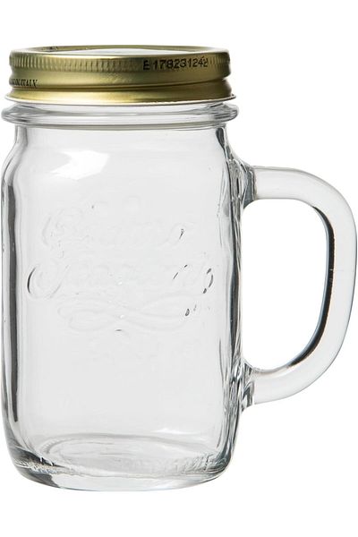 STOREMAX Ntwork Home Bormioli Rocco Quattro Mug with Lid Gold Art 1087243
