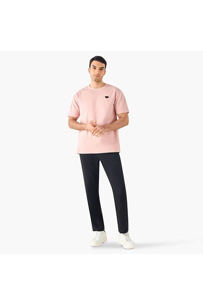 Iconic Applique Detail Crew Neck T-shirt With Short Sleeves