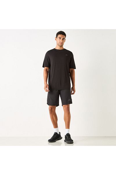 Kappa Logo Detail Shorts With Elasticated Waistband And Pockets