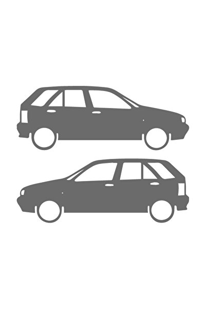 Sönmez Dijital Fiat Tipo Gölge Sticker - Tipo Sticker - Sağ Sol Set - Oto Sti...