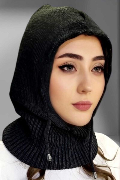 Trenderrs Balaclava Corded Knitwear Knitted Beanie Cap