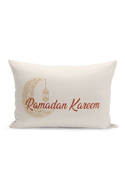 Bertille Home Κάλυμμα μαξιλαριού ριχτάρι σειράς Ramadan διπλής όψης με ψηφιακή εκτύπωση (Κάλυμμα μαξιλαριού Ramadan)
