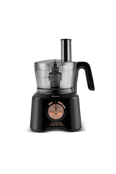 Karaca 2500W motor gücü Hamur yoğurma, Öğütücü, Çırpıcı, Blender 4 kanatlı doğrayıcı Mutfak Robotu