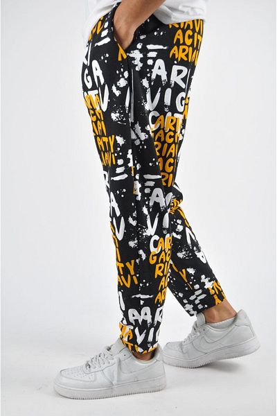 Superbluemexico Patterned Straight Leg Trousers