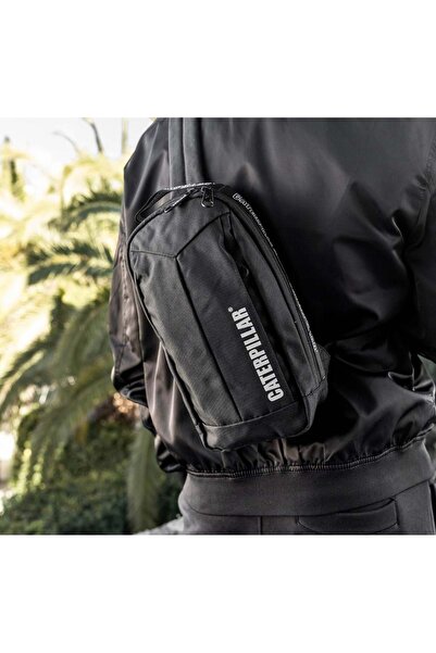 Caterpillar 84355- Sling bag 6L CAT CIty Adventure Crossbody Shoulder Bag Unisex Bag BLACK