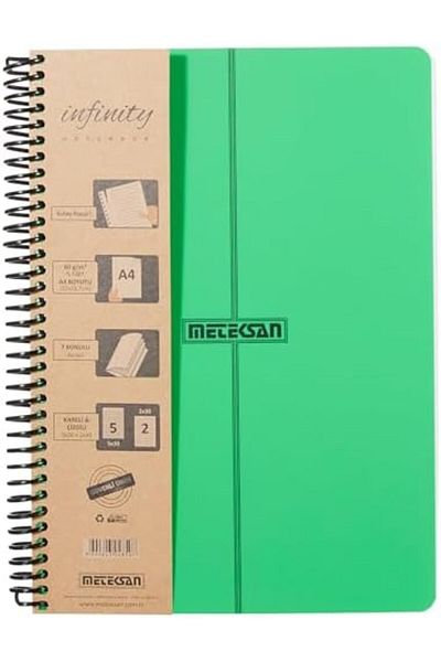 STOREMAX Sellbuystore Infinity Primary Series, A4, 7 Subjects (5 Squares, 2 Lines) 210 Sheets Pp Cover Spi