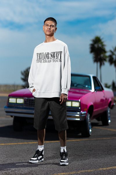 SEVBANO Taylor Swift the Eras Tour Written Unisex Oversize Singer Sweatshirt