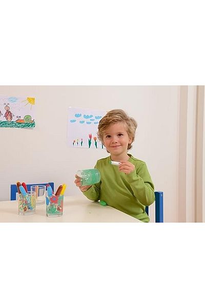 STOREMAX Svticaret 16 FUNTASTICS WINDOW FUN مجموعة أقلام زجاجية للأطفال مكونة من 5 قطع مختلطة mhm 1053513